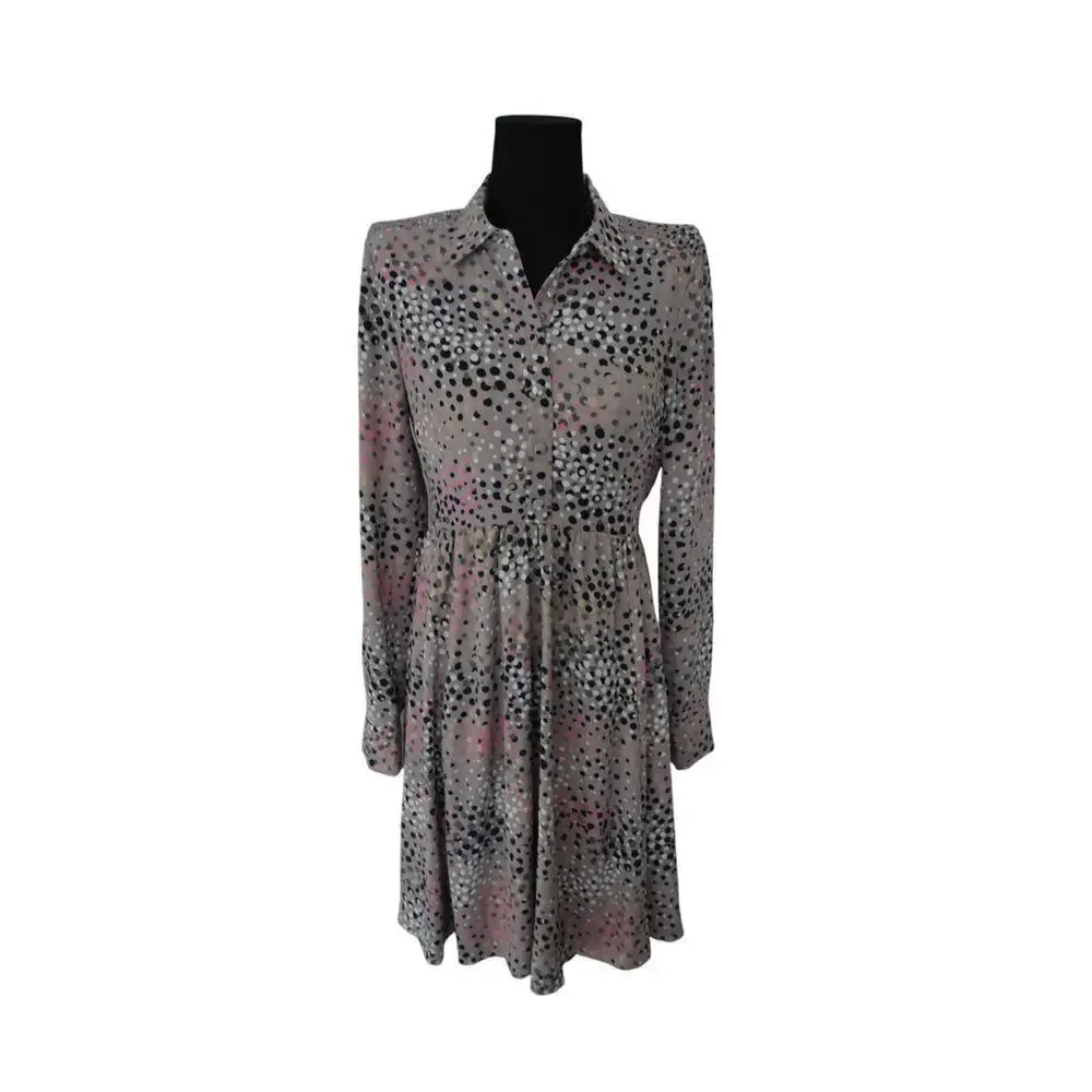 Kate Spade Soiree Polka Dot Smocked Dress Size 4